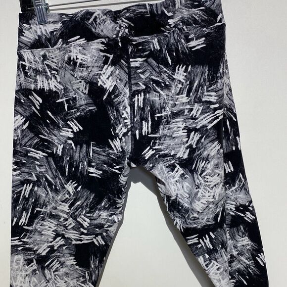 Calvin Klein Women's White Black Quick Dry Performance Leggings Size Large - Picture 5 of 8